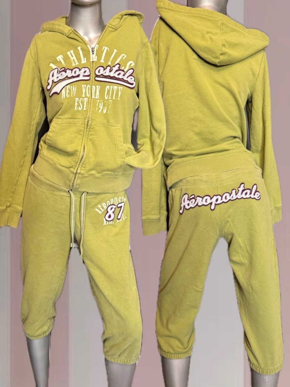 Aeropostale GRAIL Vintage Y2K MATCHING SET (Hoodie + Capri’s)